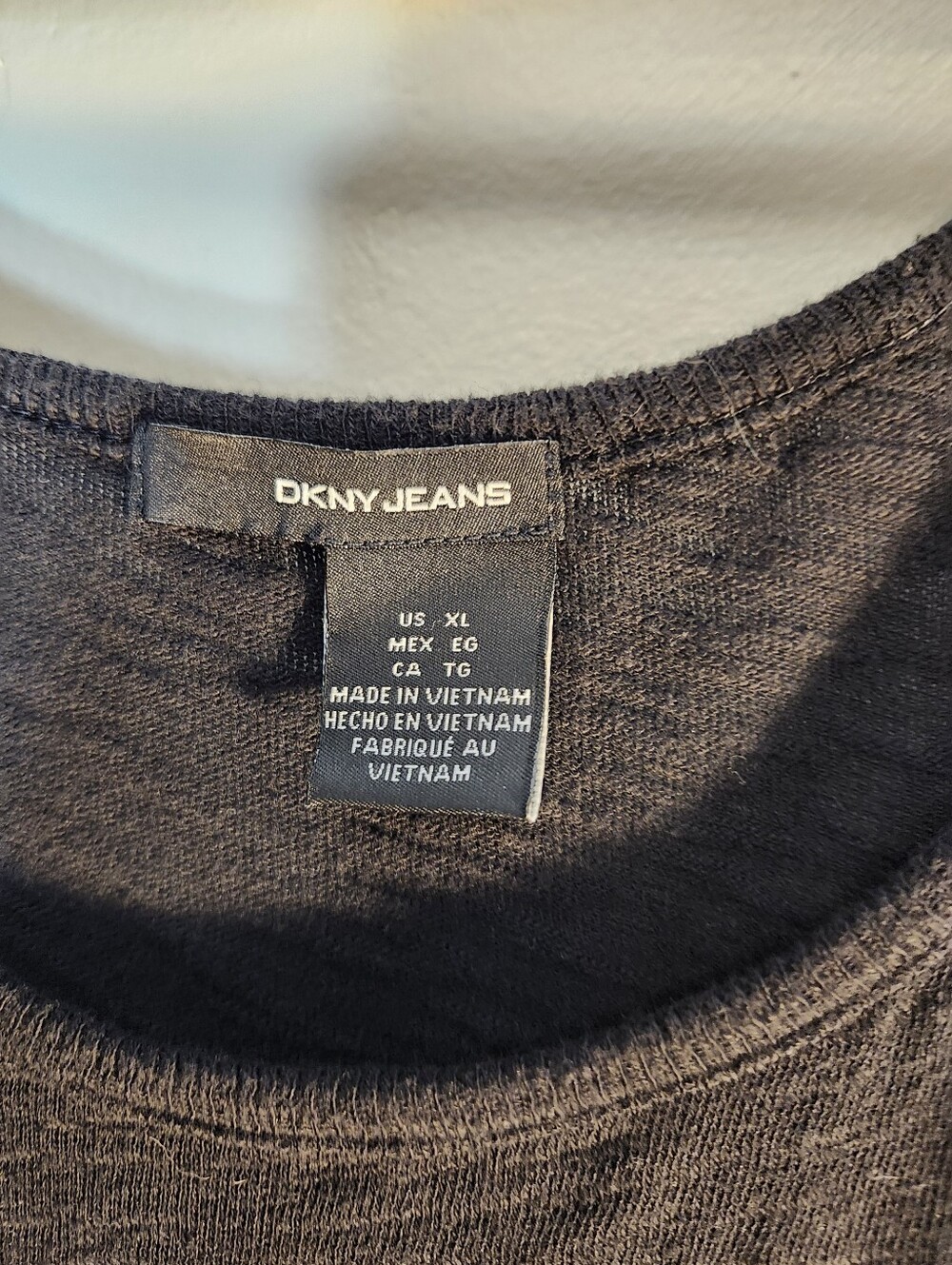 Dkny Jeans Black Ruffle Tiered Tank Top - Picture 2 of 5